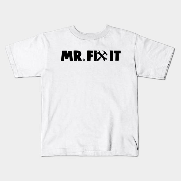 Mr Fix It Kids T-Shirt by CF.LAB.DESIGN